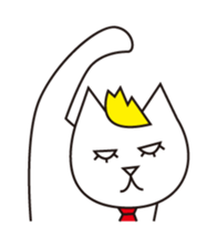 Cat wearing a blond wig Vol.3 sticker #8719611