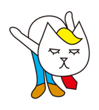 Cat wearing a blond wig Vol.3 sticker #8719615