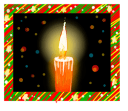 Happy holidays card sticker #8720020