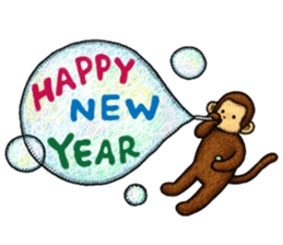 Zodiac monkey 2 Sticker sticker #8720454