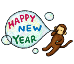 Zodiac monkey 2 Sticker sticker #8720454