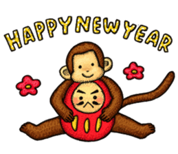 Zodiac monkey 2 Sticker sticker #8720455