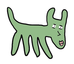 The Green Creature sticker #8720690