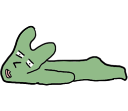 The Green Creature sticker #8720696