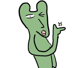 The Green Creature sticker #8720707