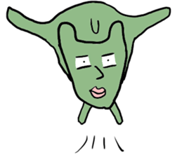 The Green Creature sticker #8720710