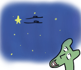 The Green Creature sticker #8720714