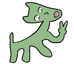 The Green Creature sticker #8720716