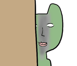 The Green Creature sticker #8720721