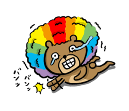 Wigged Animals sticker #8721020