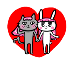 Wigged Animals sticker #8721039