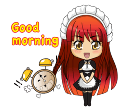 Maid cute girl (v.eng) sticker #8721252