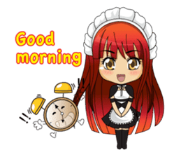 Maid cute girl (v.eng) sticker #8721252