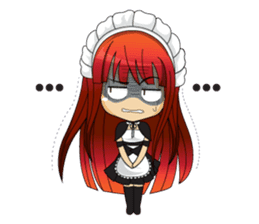 Maid cute girl (v.eng) sticker #8721253