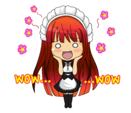Maid cute girl (v.eng) sticker #8721254