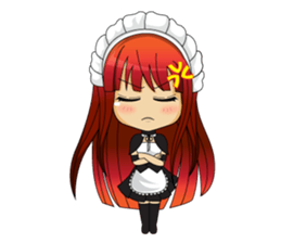 Maid cute girl (v.eng) sticker #8721256