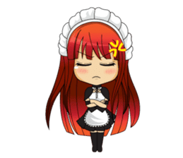 Maid cute girl (v.eng) sticker #8721256