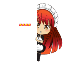 Maid cute girl (v.eng) sticker #8721259