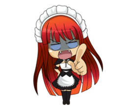 Maid cute girl (v.eng) sticker #8721266