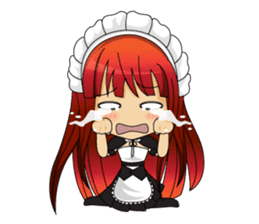 Maid cute girl (v.eng) sticker #8721273