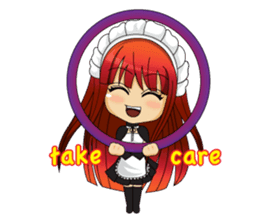 Maid cute girl (v.eng) sticker #8721284