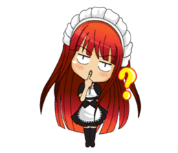 Maid cute girl (v.eng) sticker #8721285