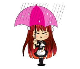 Maid cute girl (v.eng) sticker #8721288