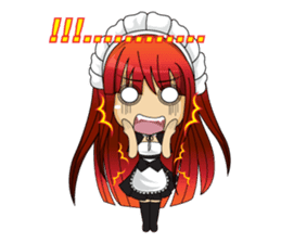 Maid cute girl (v.eng) sticker #8721289