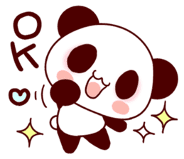 Lover is full of panda! sticker #8721411