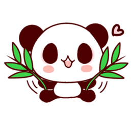 Lover is full of panda! sticker #8721413
