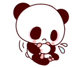 Lover is full of panda! sticker #8721416