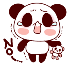 Lover is full of panda! sticker #8721417