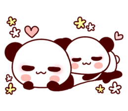 Lover is full of panda! sticker #8721423