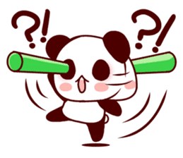 Lover is full of panda! sticker #8721425