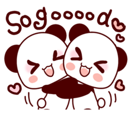 Lover is full of panda! sticker #8721431
