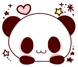 Lover is full of panda! sticker #8721433