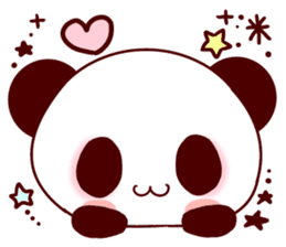 Lover is full of panda! sticker #8721433