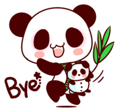 Lover is full of panda! sticker #8721434