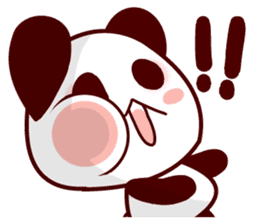 Lover is full of panda! sticker #8721439