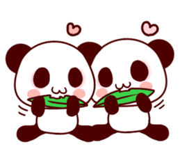 Lover is full of panda! sticker #8721446