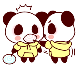 Lover is full of panda! sticker #8721447