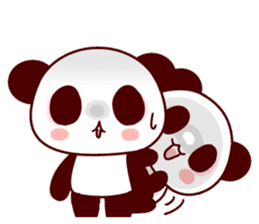 Lover is full of panda! sticker #8721448