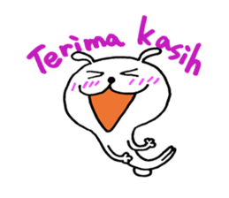 Malaysia rabbit sticker sticker #8721892