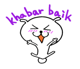 Malaysia rabbit sticker sticker #8721893