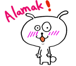 Malaysia rabbit sticker sticker #8721897