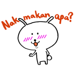 Malaysia rabbit sticker sticker #8721898