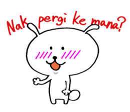 Malaysia rabbit sticker sticker #8721908