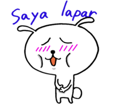 Malaysia rabbit sticker sticker #8721909