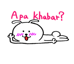 Malaysia rabbit sticker sticker #8721916