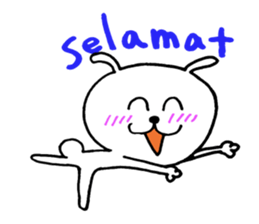 Malaysia rabbit sticker sticker #8721924